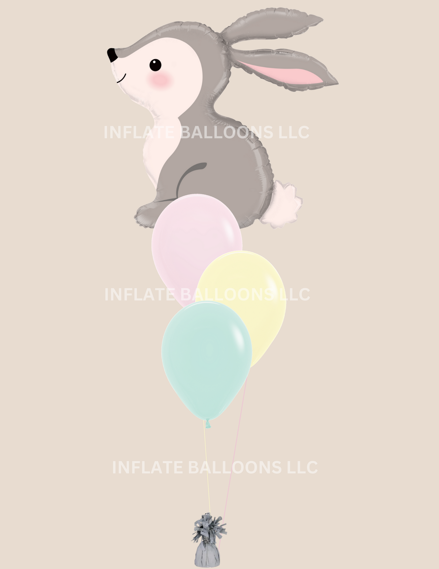 Woodland Bunny + Pastels - Bouquet