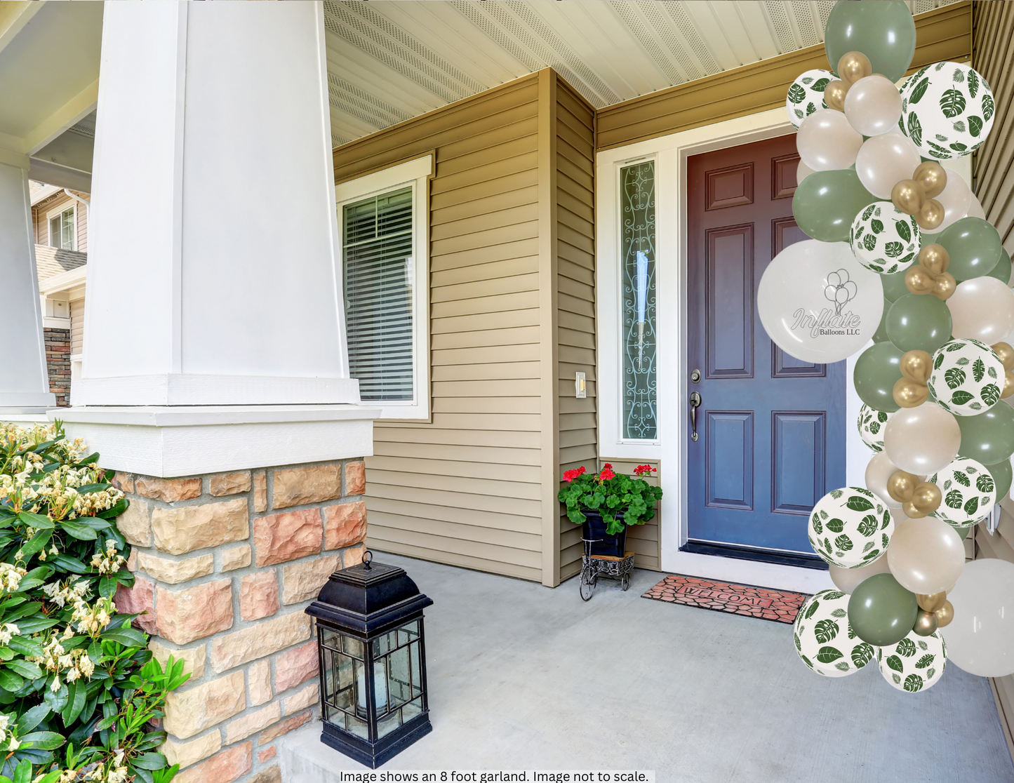 Grab & Go Garland - Tropical Palm