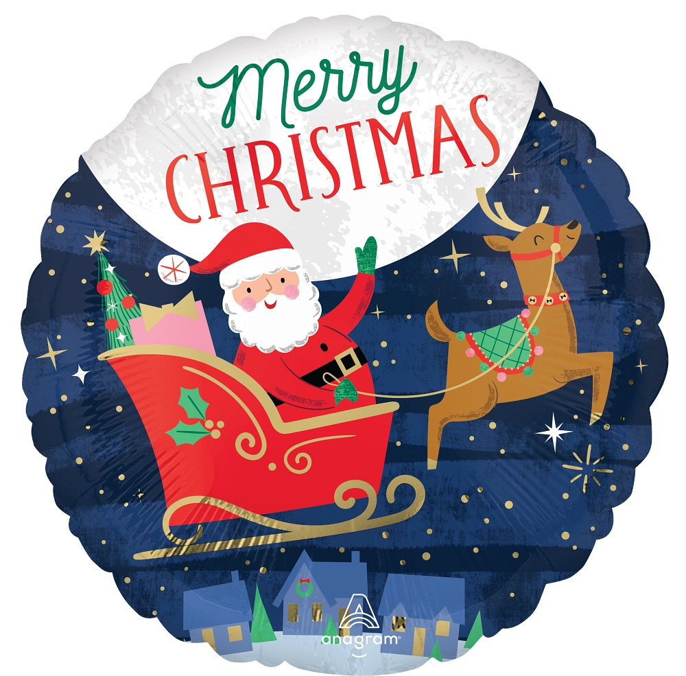 Party on, Santa! Balloon Bouquet Bundle