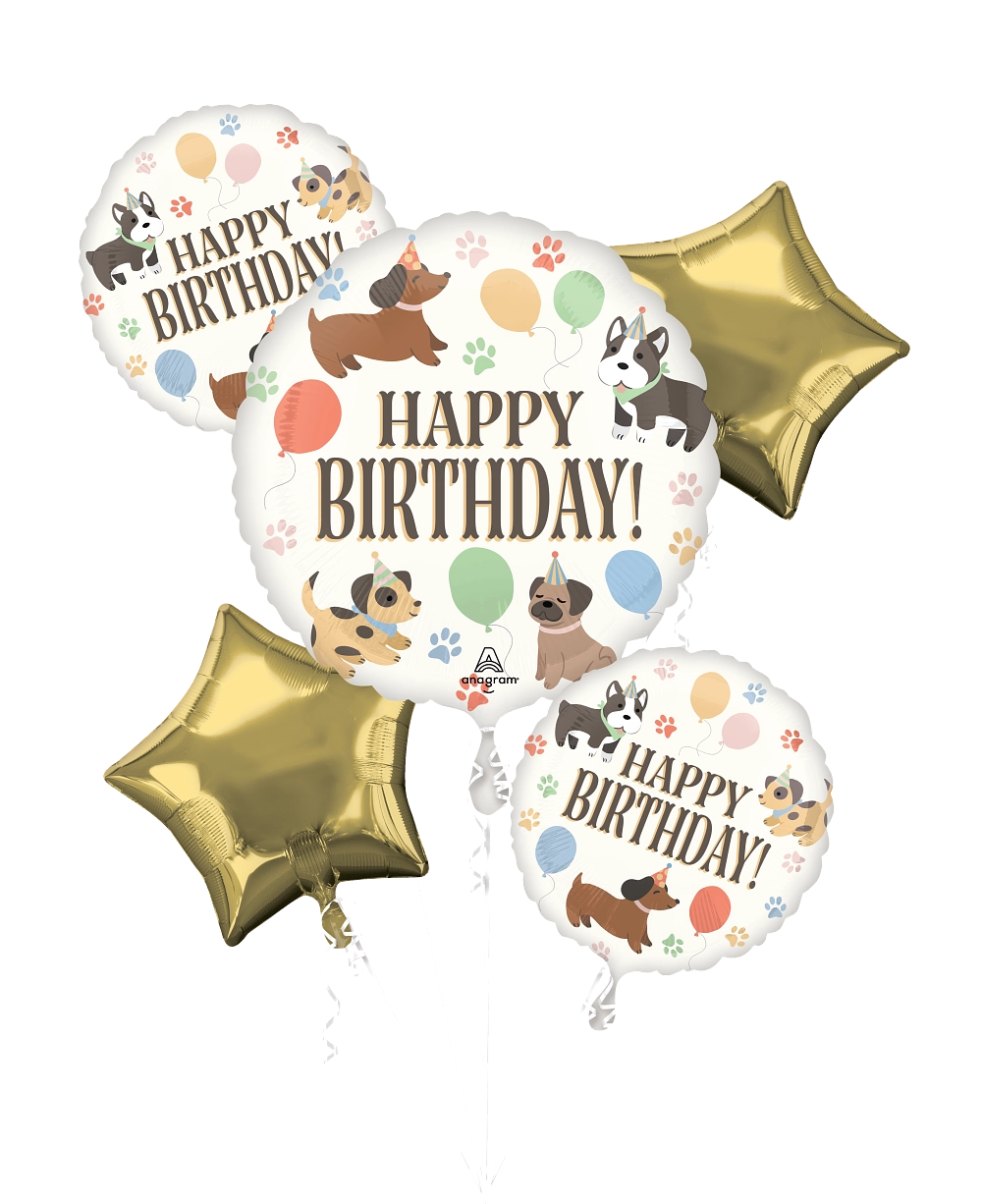 Pawsome Party Foil Balloon Bouquet