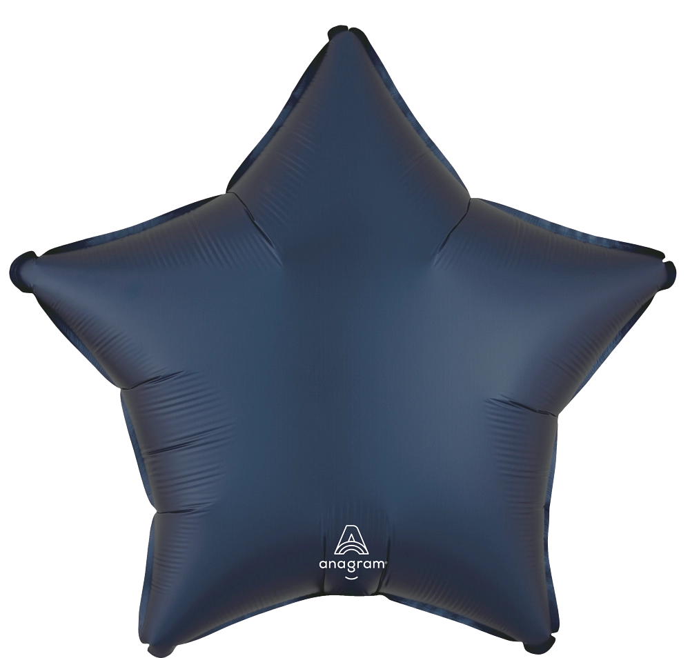 17" True Navy Satin Luxe Star