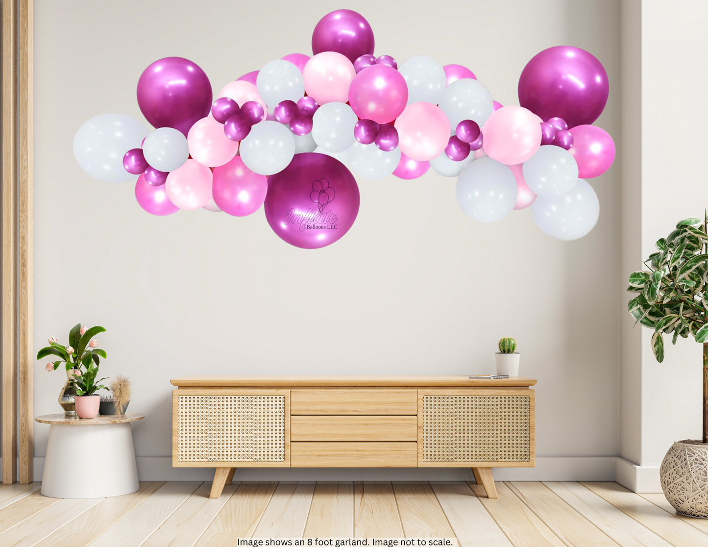 Grab & Go Garland - Valentine’s Pink & White
