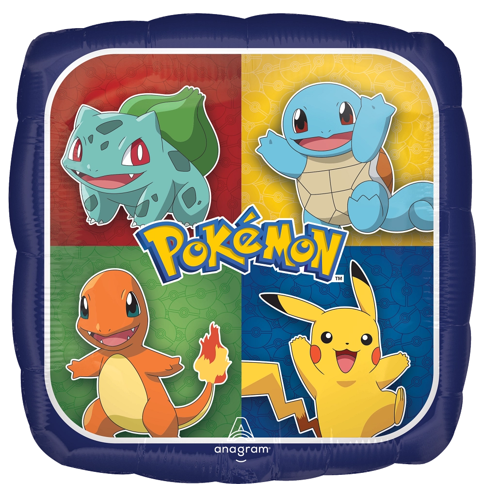17" Pokemon Square Foil Balloon