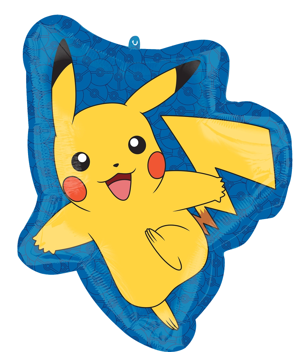 27" Pikachu Pokemon SuperShape Foil Balloon