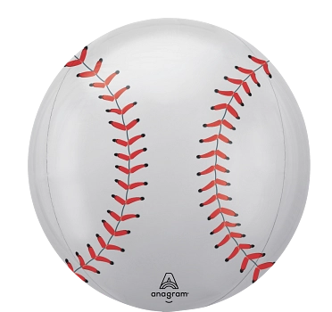 15" Baseball Orbz balloon