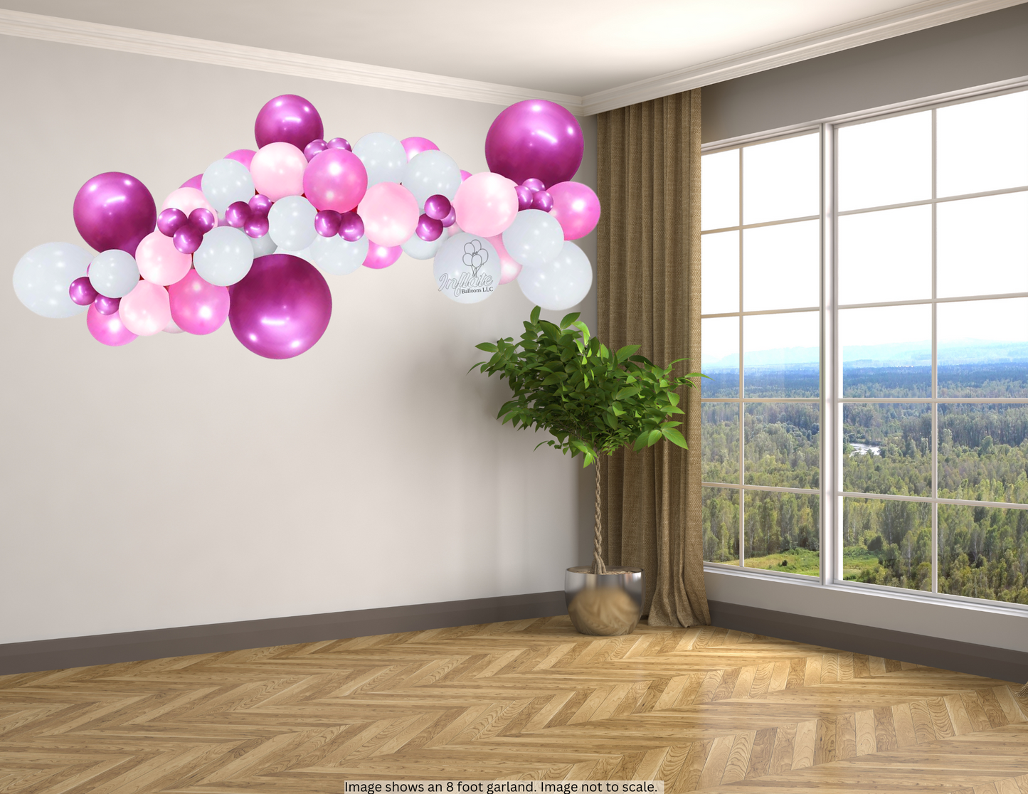 Grab & Go Garland - Valentine’s Pink & White