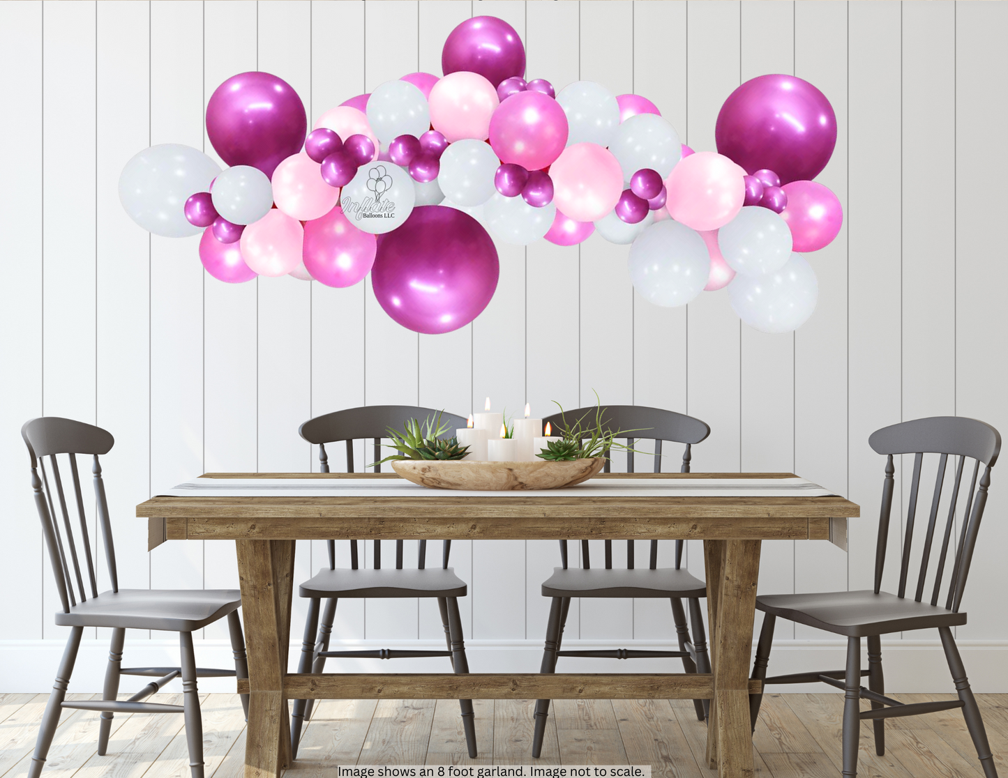 Grab & Go Garland - Valentine’s Pink & White
