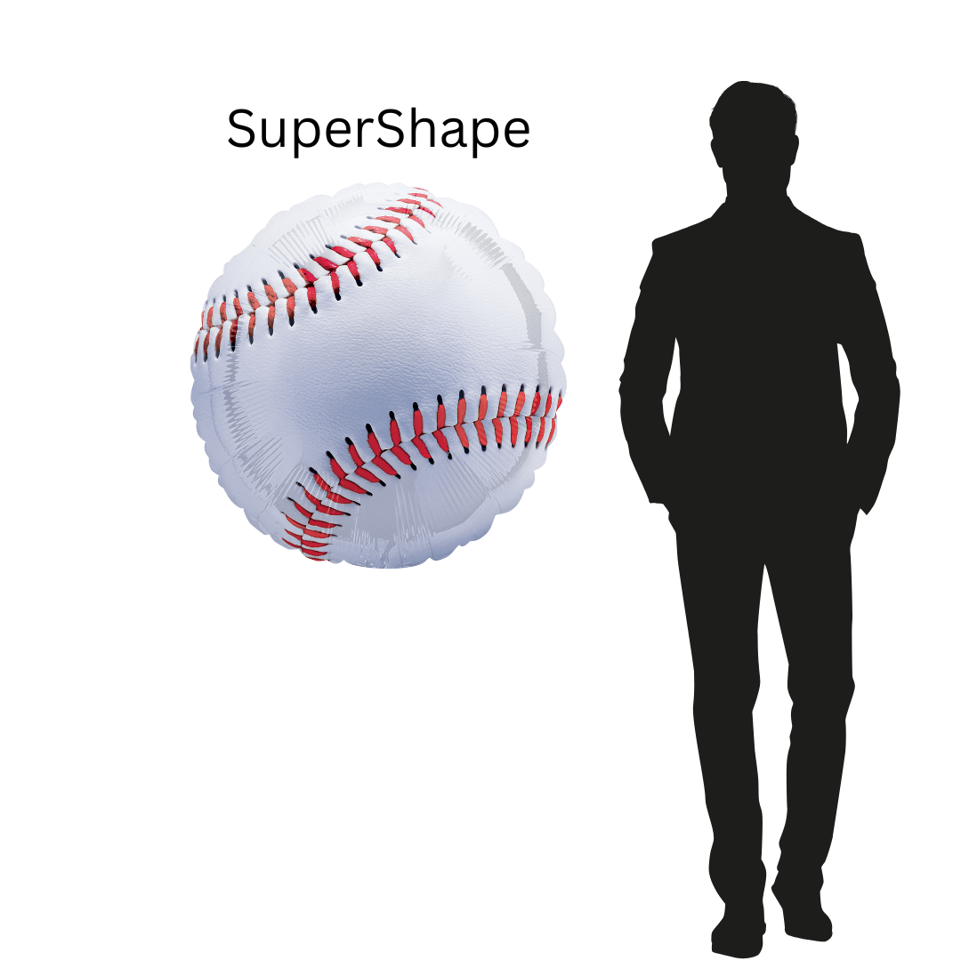 28" Baseball SuperShape Foil Balloon