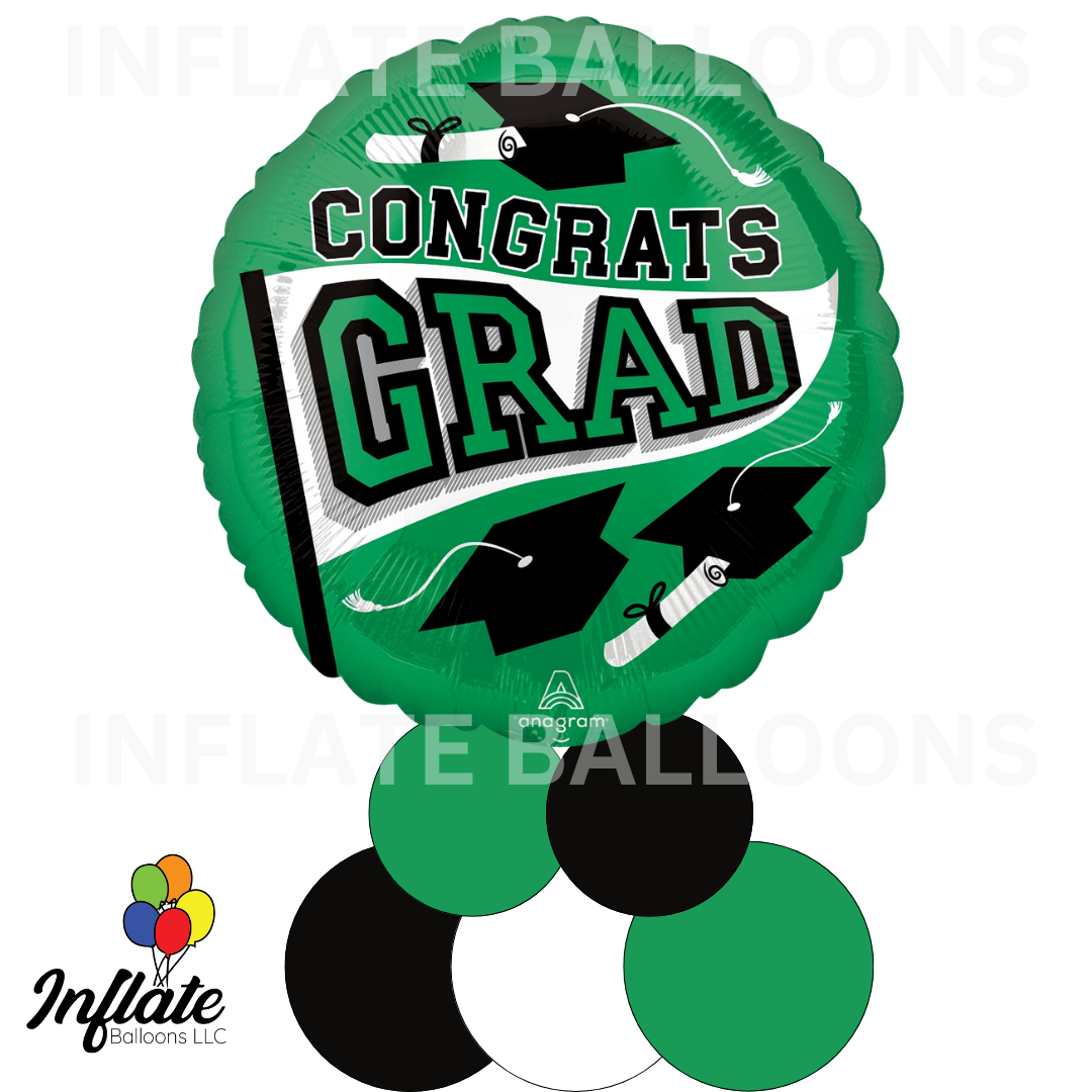 School Colors Table Topper - Green
