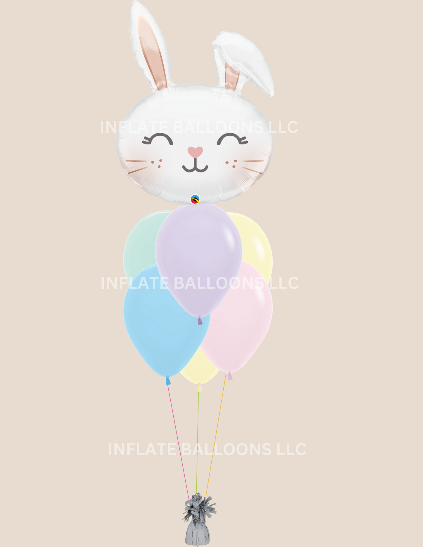 Floppy Eared Bunny + Pastels - Bouquet
