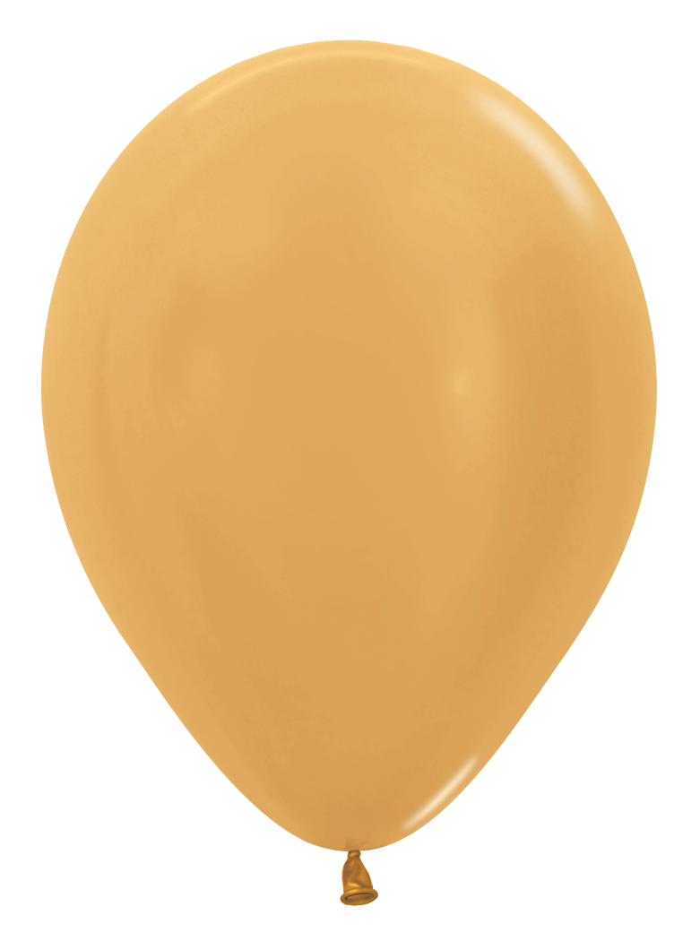 11" Latex - Metallic Gold