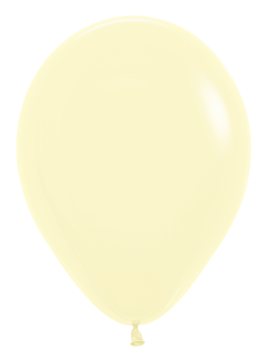 11" Latex - Pastel Matte Yellow