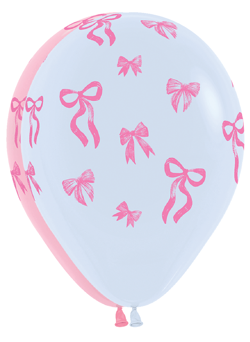 Pretty Bows Latex Balloons