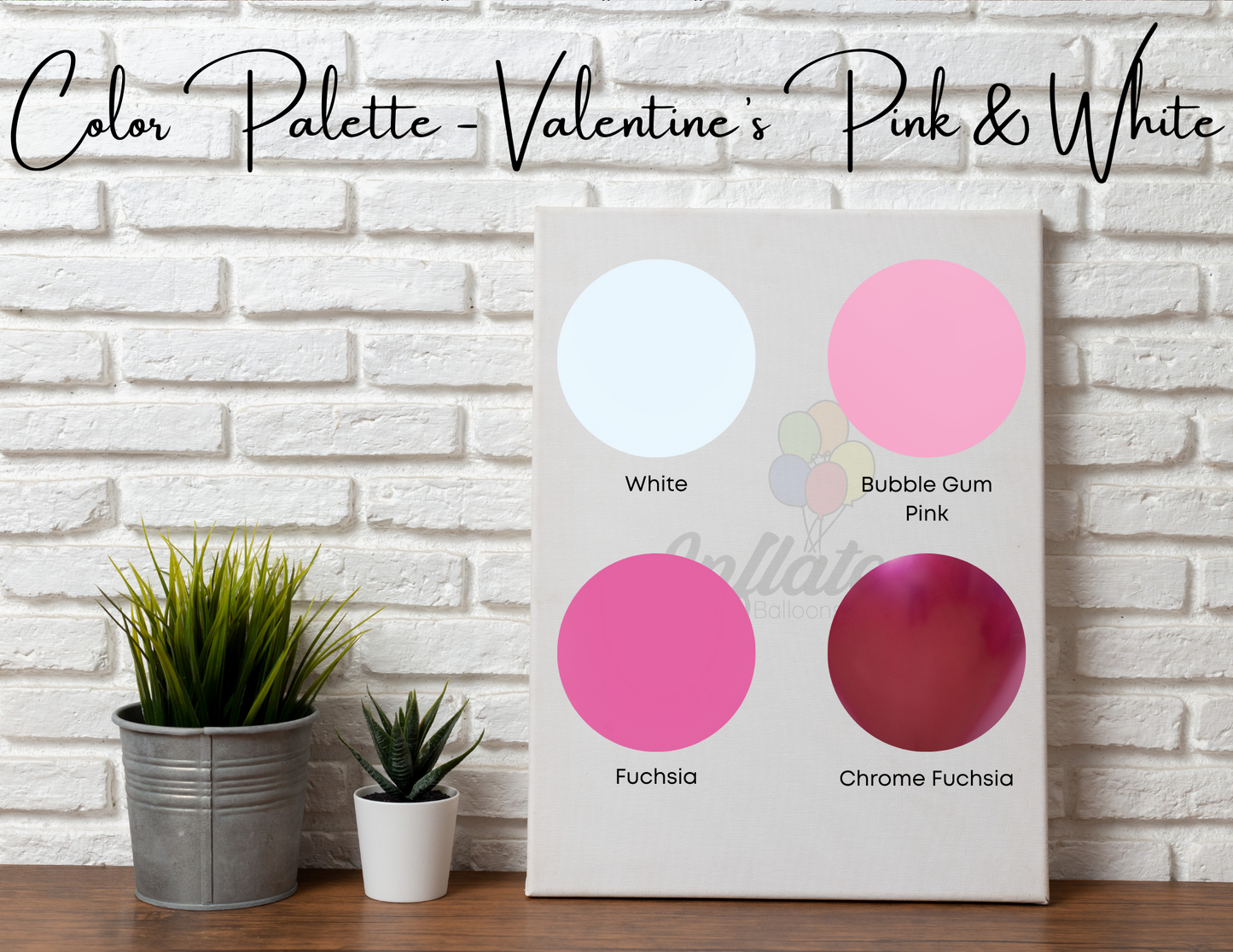 Grab & Go Garland - Valentine’s Pink & White