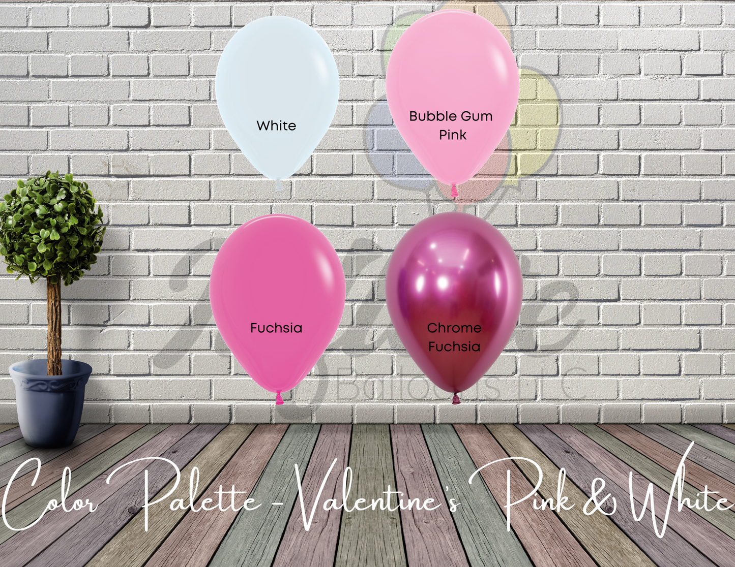Grab & Go Garland - Valentine’s Pink & White