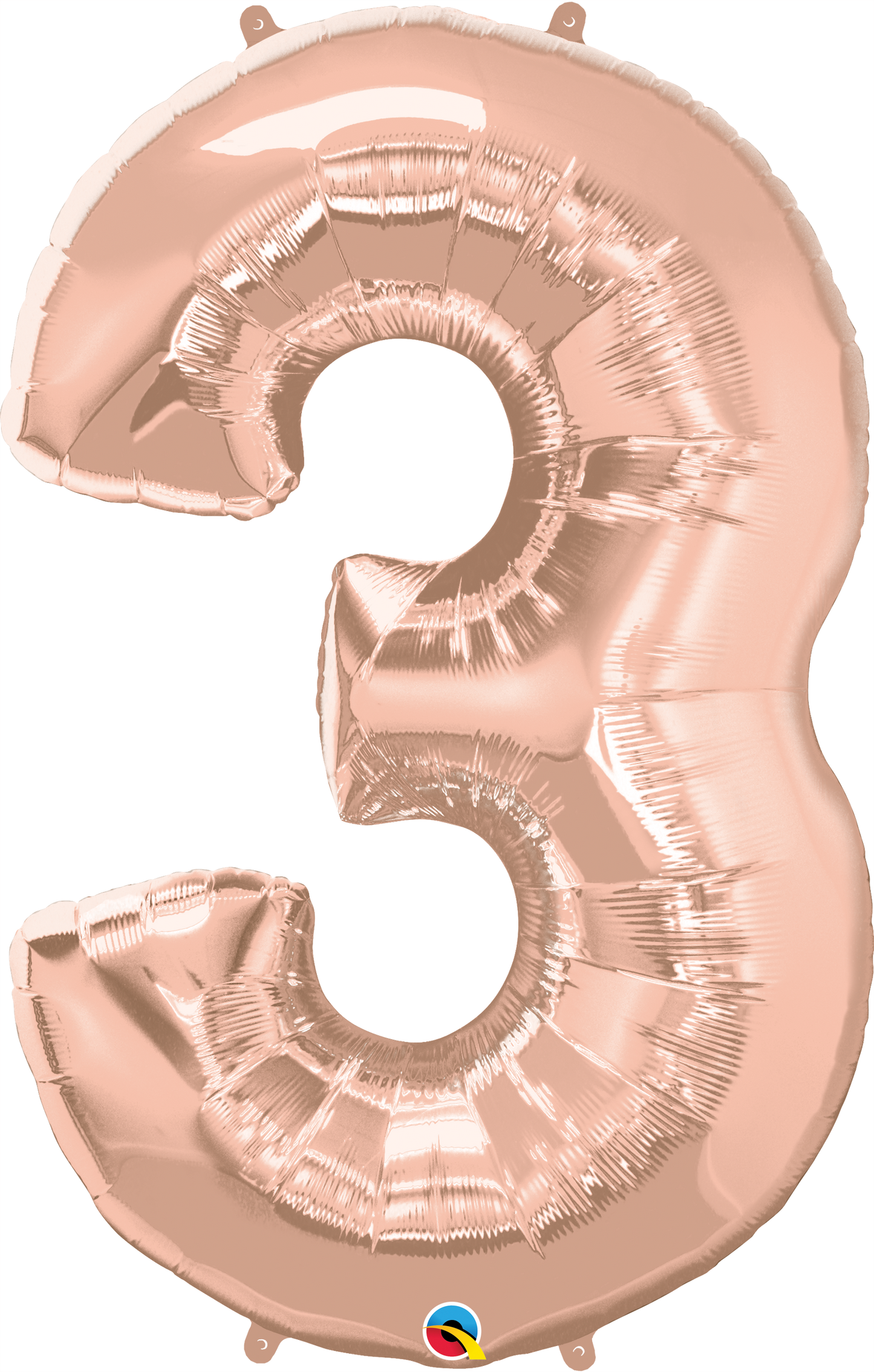 34" Large Rose Gold Numbers - Qualatex (Discontinued)