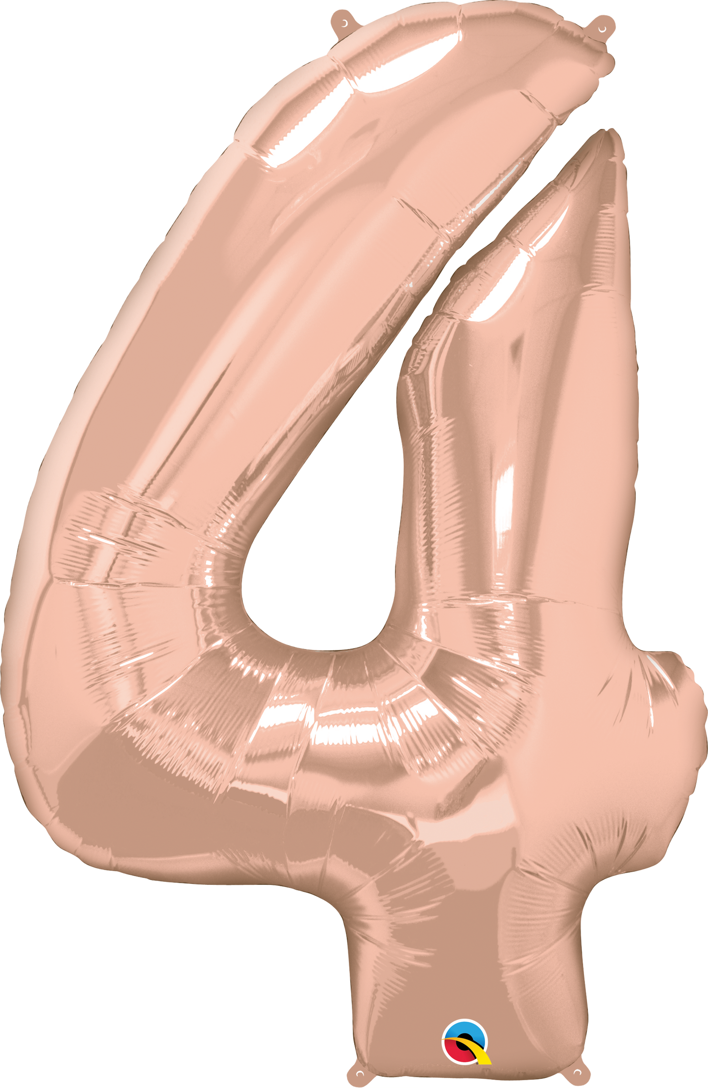 34" Large Rose Gold Numbers - Qualatex (Discontinued)