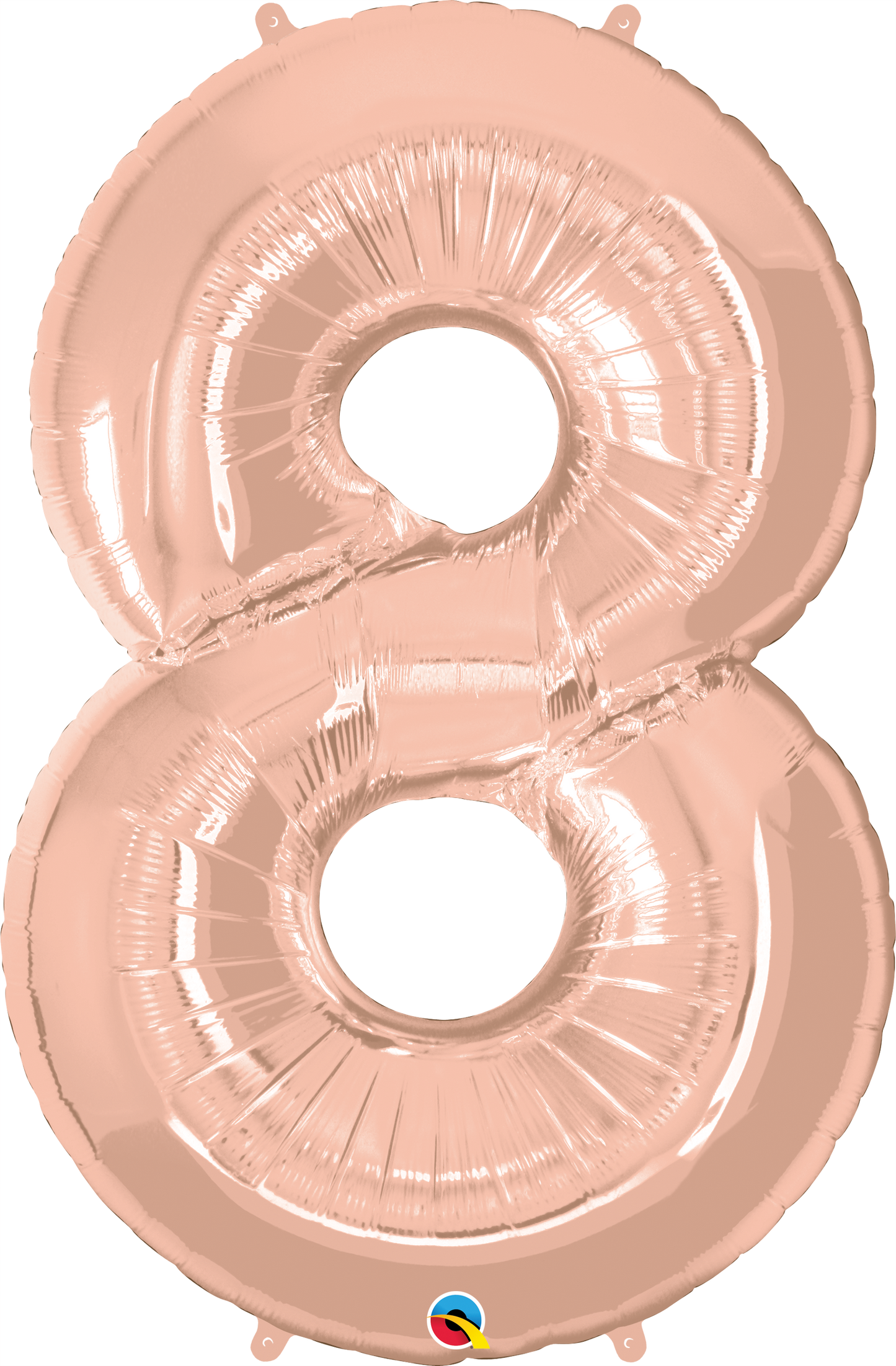34" Large Rose Gold Numbers - Qualatex (Discontinued)
