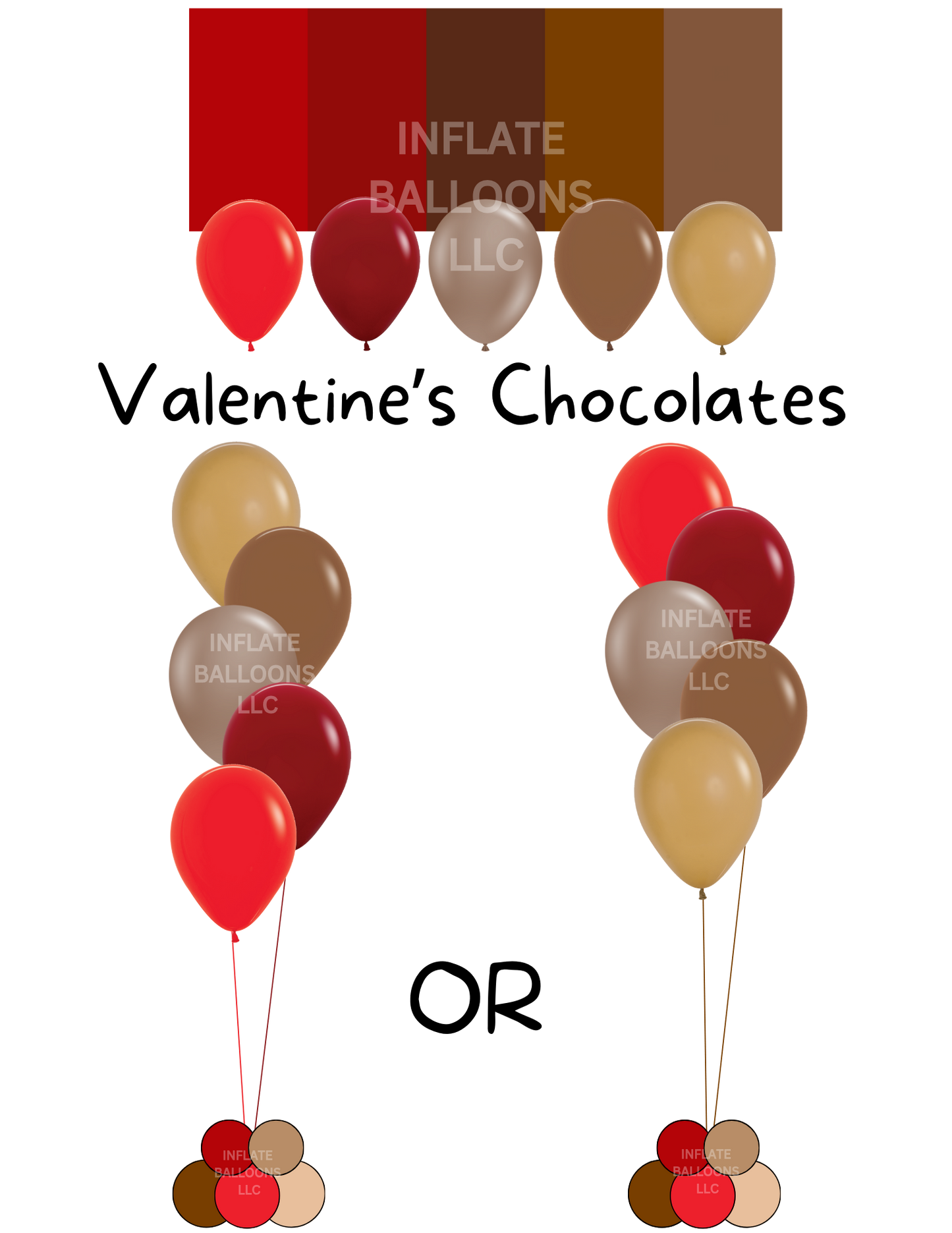 Valentine's Chocolates - Latex Bouquet