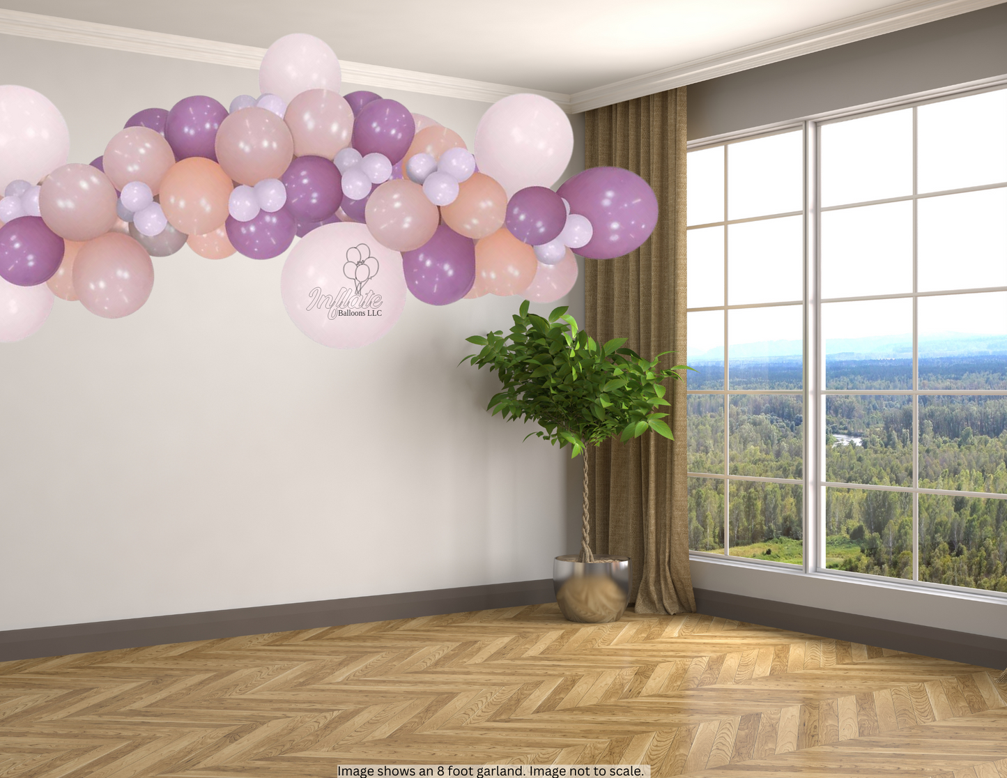 Grab & Go Garland - Pastel Purple's & Pink's