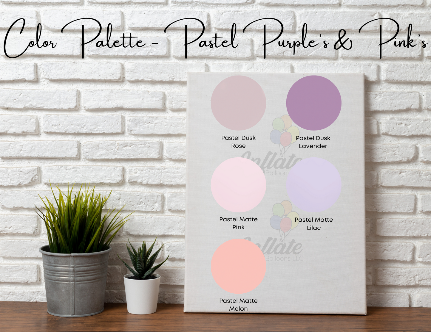 Grab & Go Garland - Pastel Purple's & Pink's