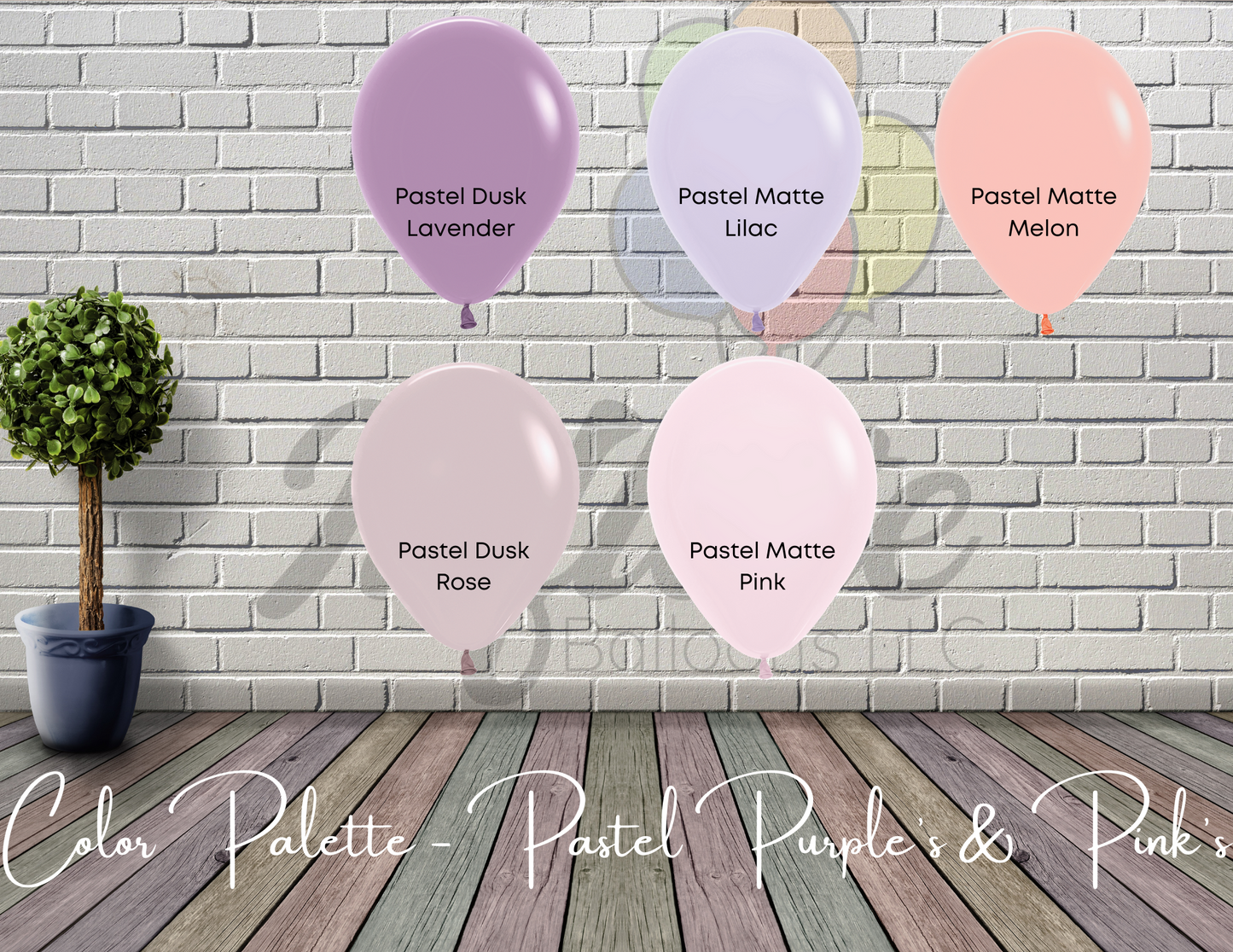 Grab & Go Garland - Pastel Purple's & Pink's