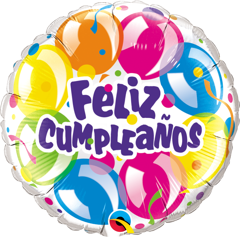 Feliz Cumpleaños - Globos Brilliante