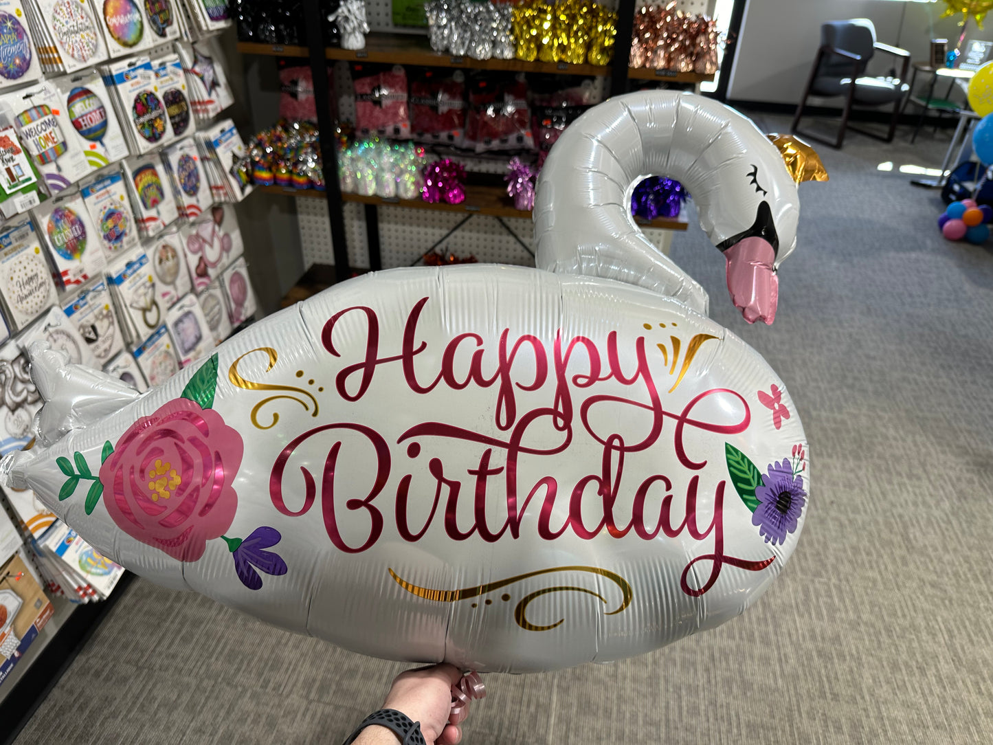 Happy Birthday Swan - SuperShape