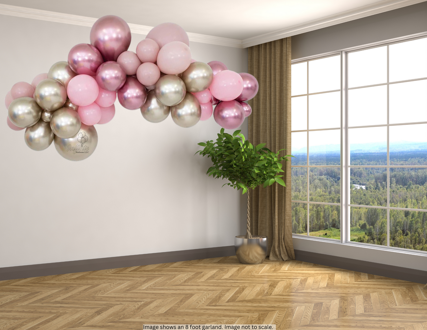 Grab & Go Garland - Sparkling Pink