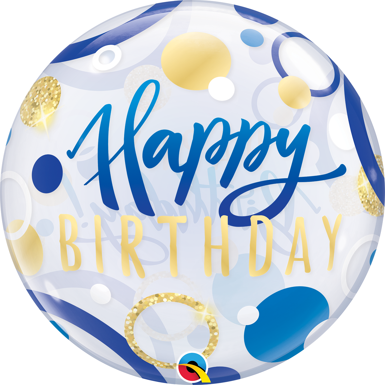 Birthday Bubble w/ bead chain