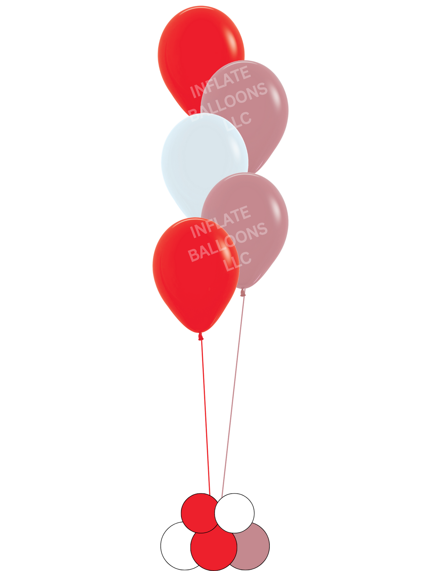 Red Kaleidoscope - Latex Bouquet