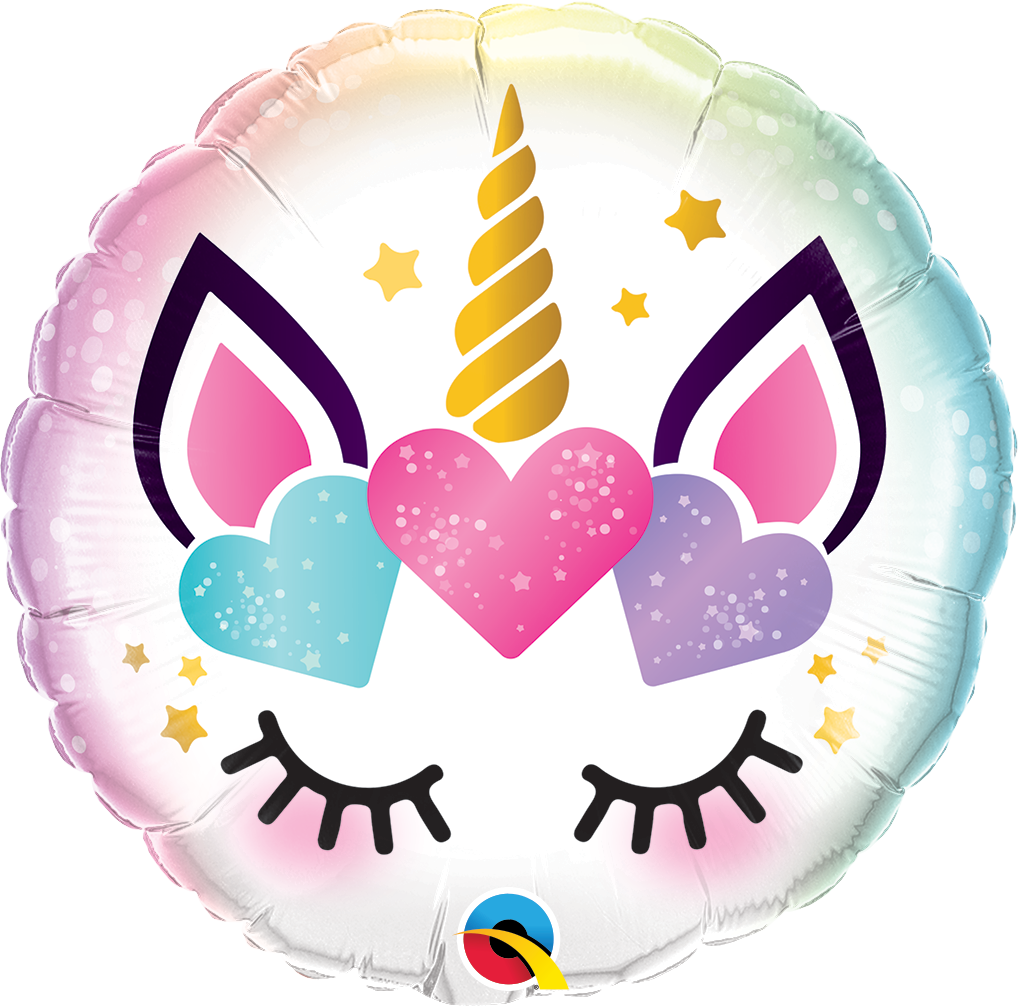 Eyelash Unicorn - Foil Balloon Bouquet