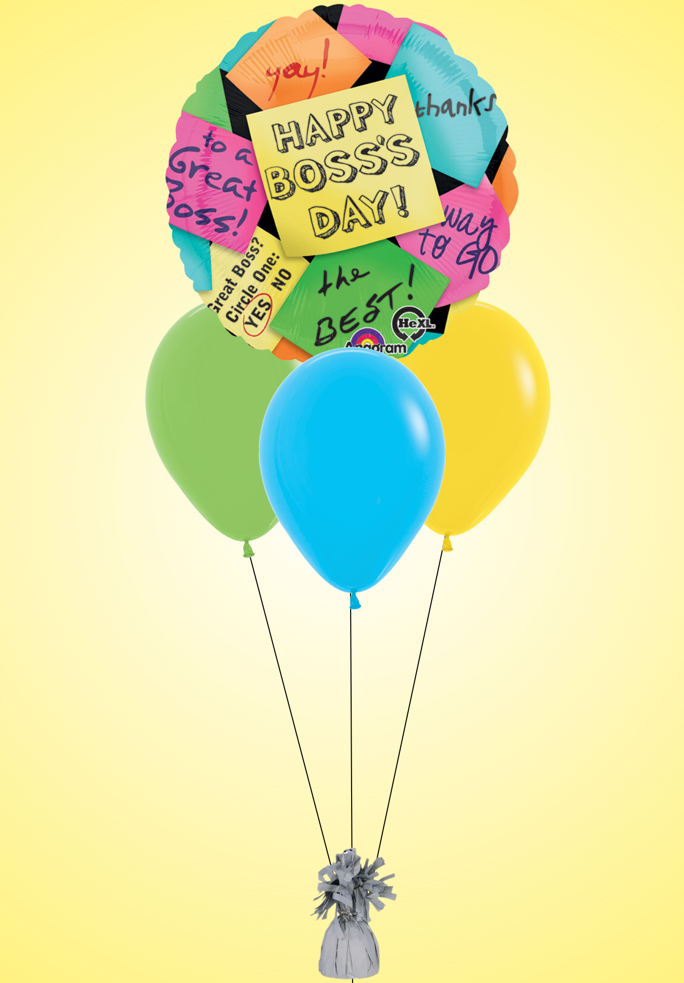 Boss's Day Sticky Notes - Bouquet