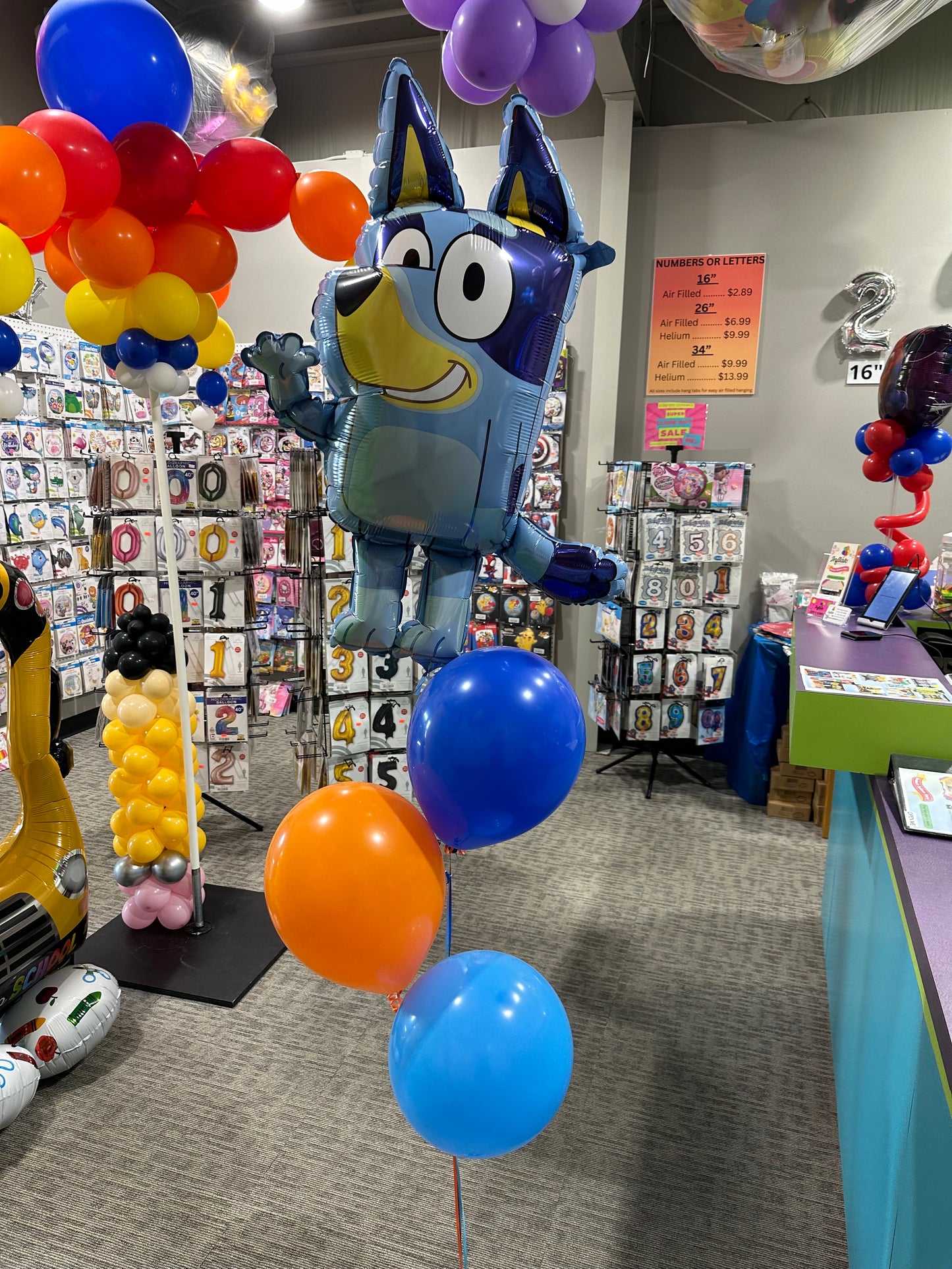 32" Bluey SuperShape Foil Balloon