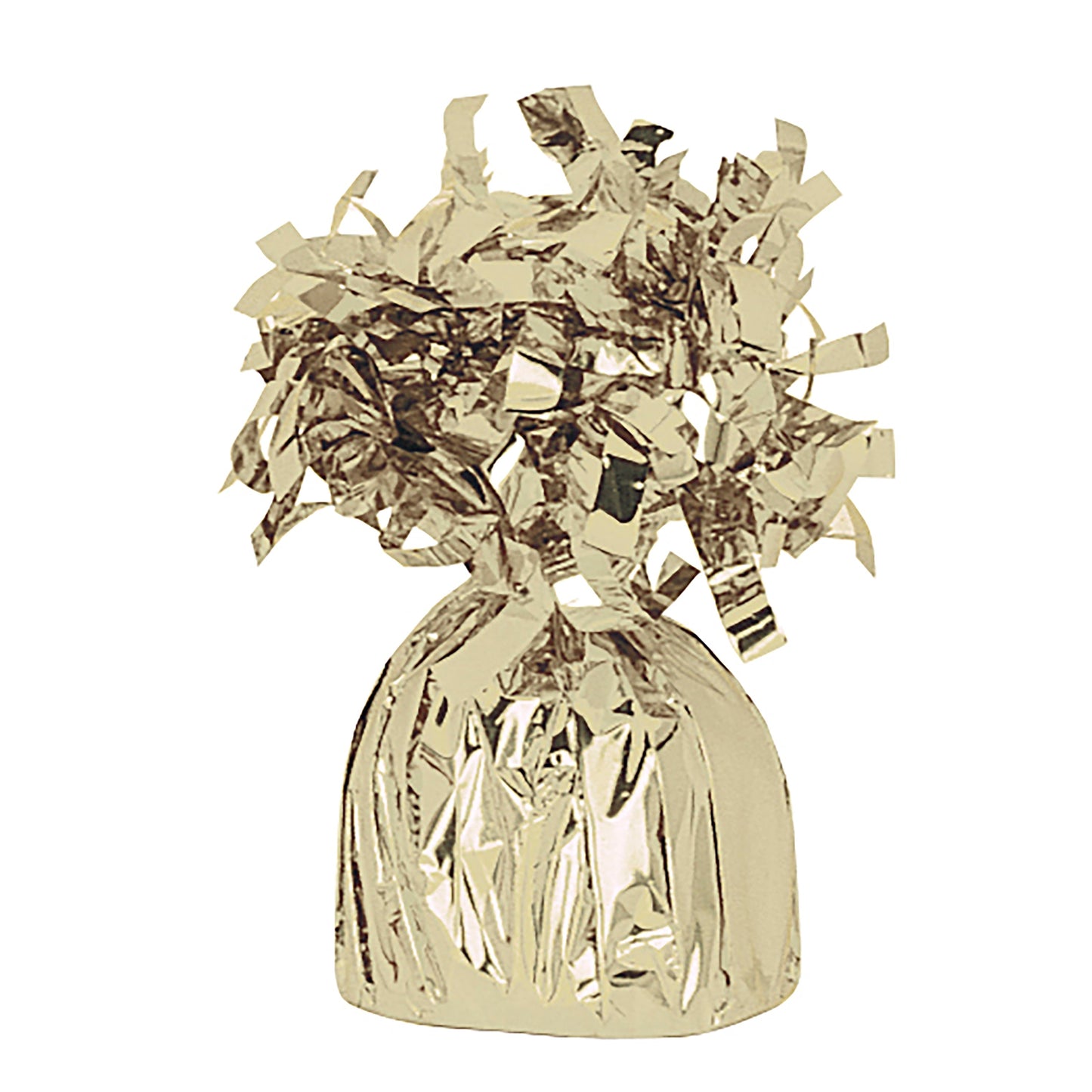 White Gold Foil Fringe Balloon Weight
