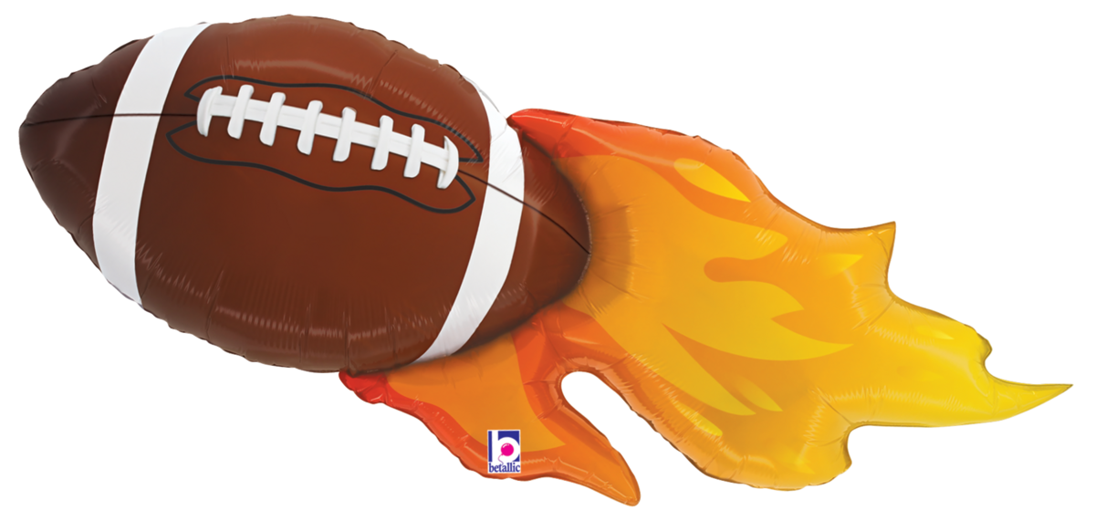 40" Flaming Football