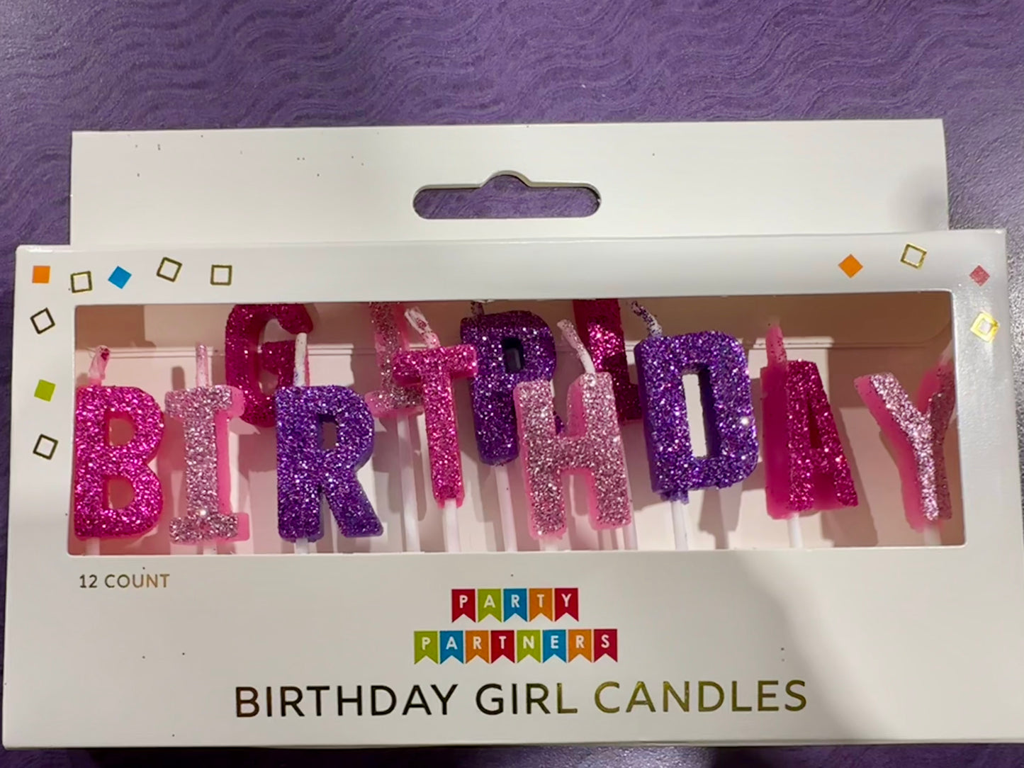 Birthday Girl Candle Set