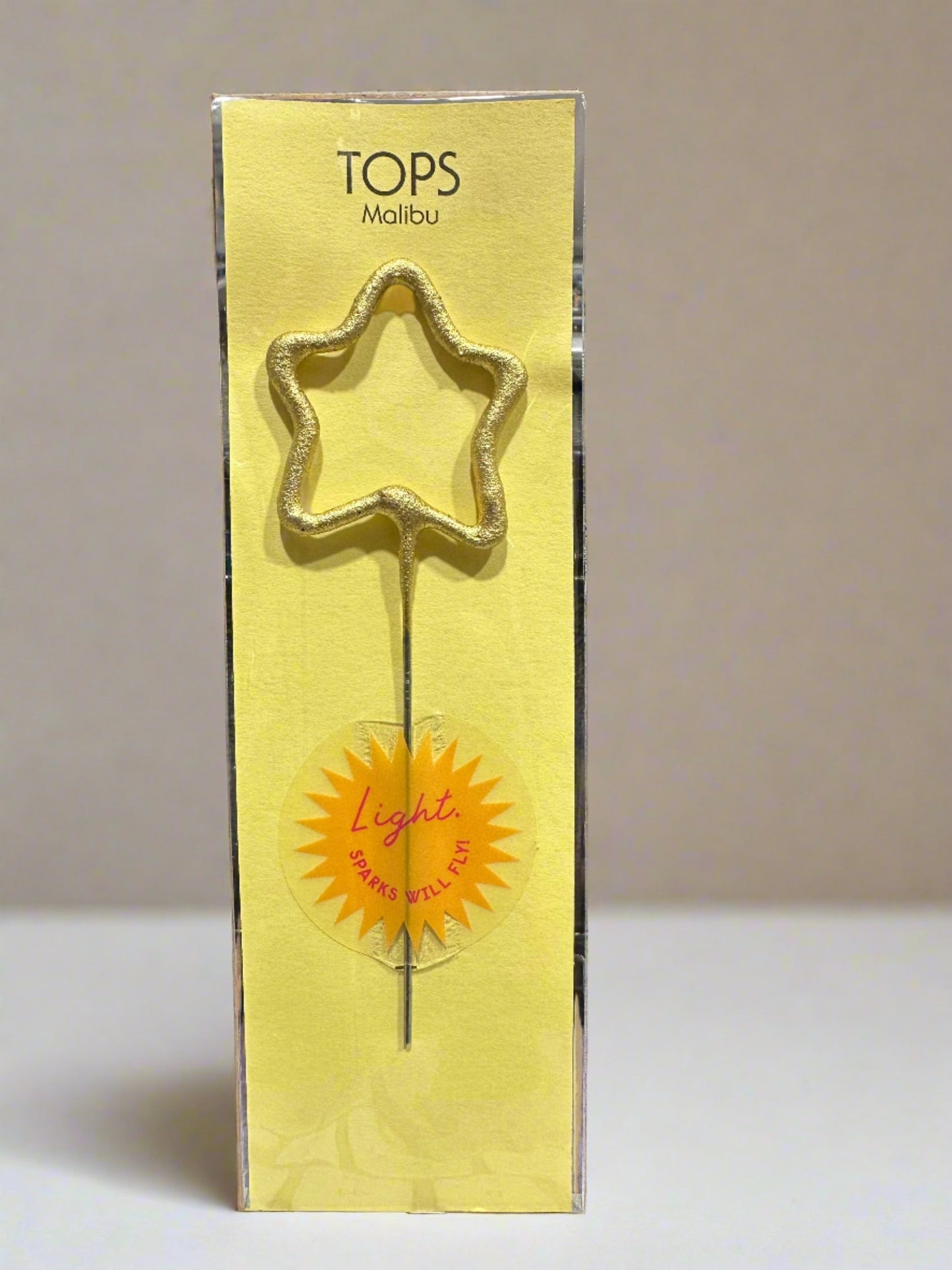 Mini Gold Number Sparkler - Candle Wand