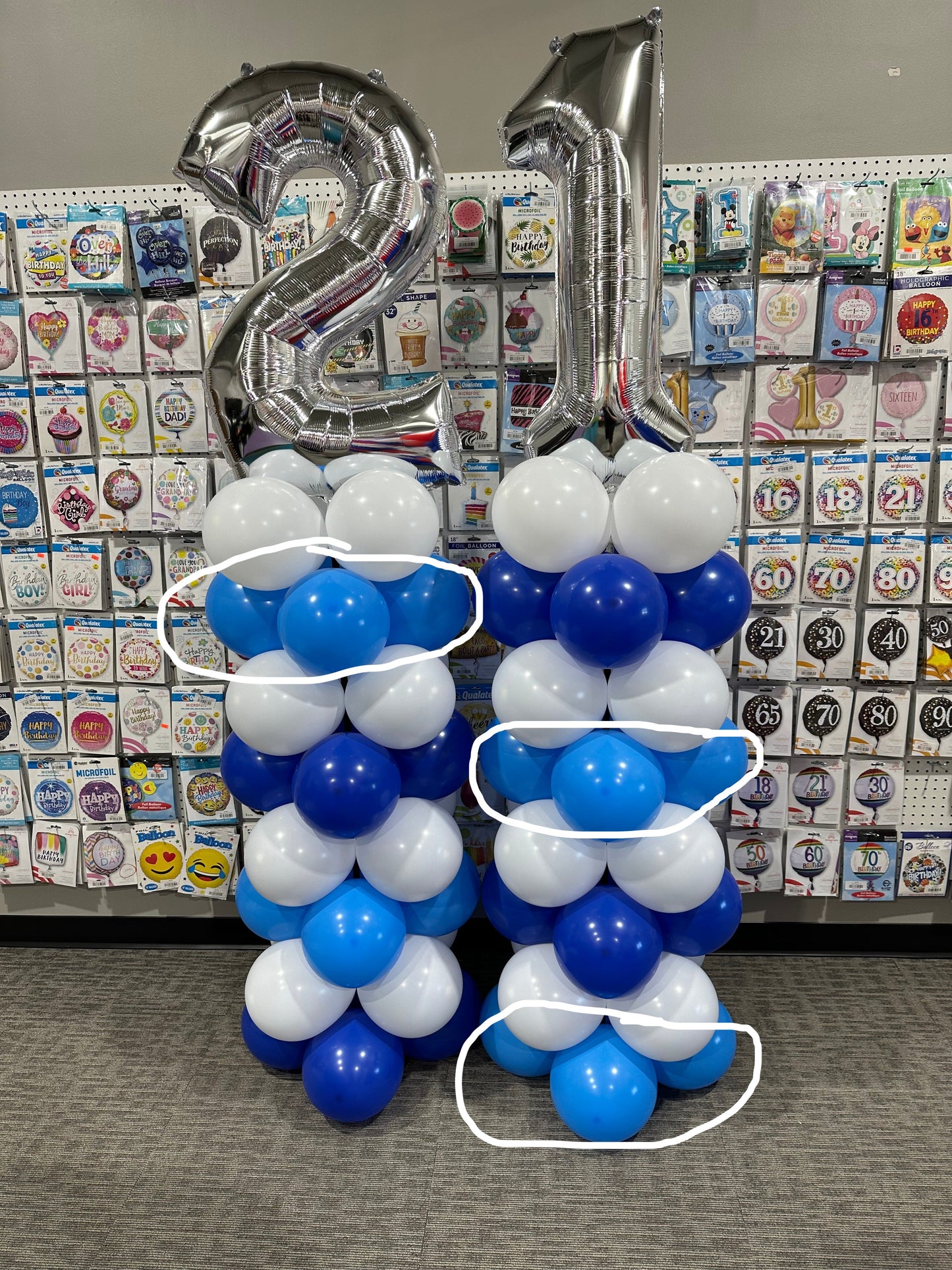 11" Latex - Blue