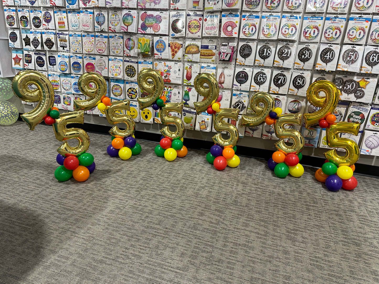 Table Topper - Double numbers or letters