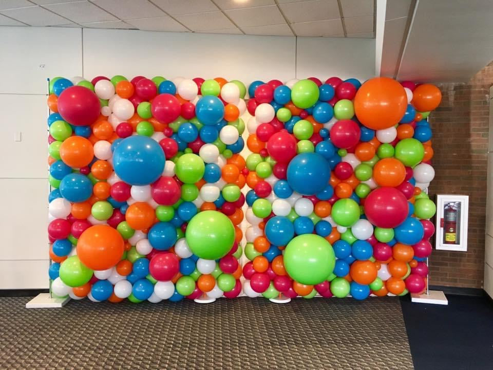 Balloon Wall - Grid Style