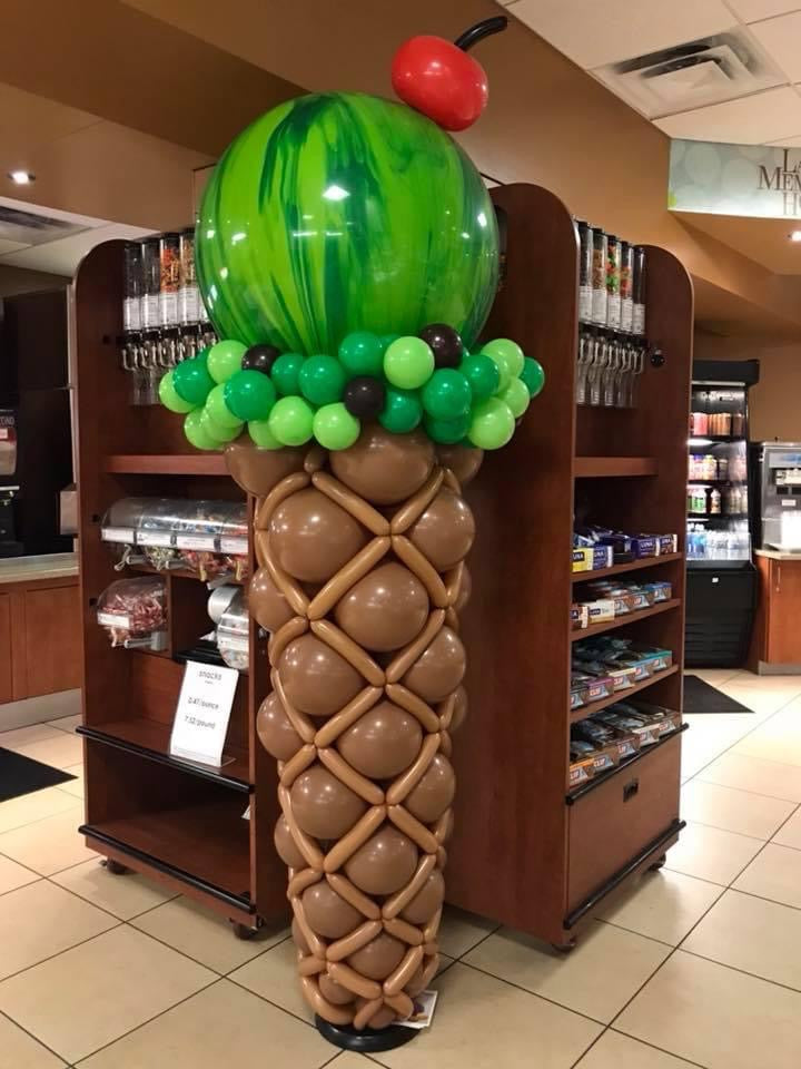 Giant Ice Cream Sculpture