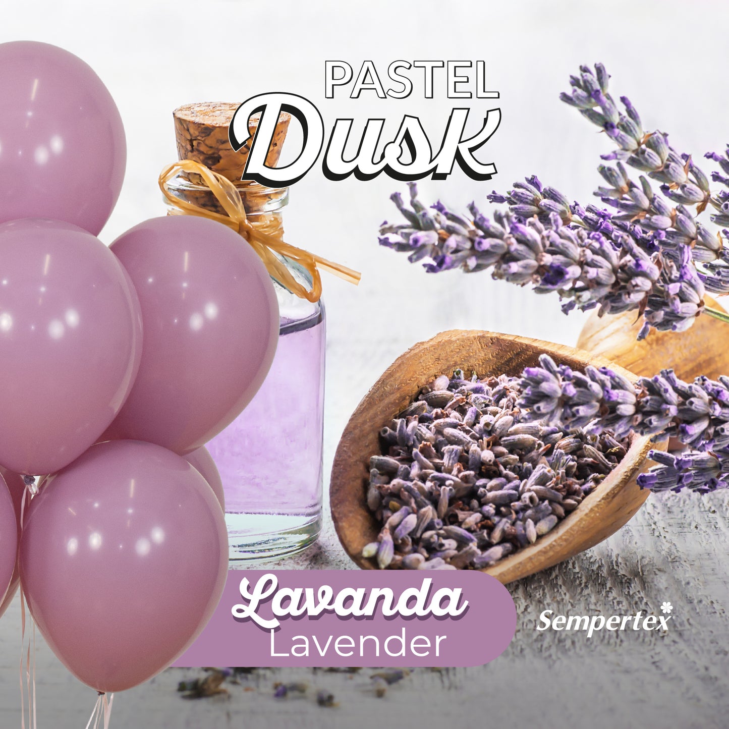 11" Latex - Pastel Dusk Lavender
