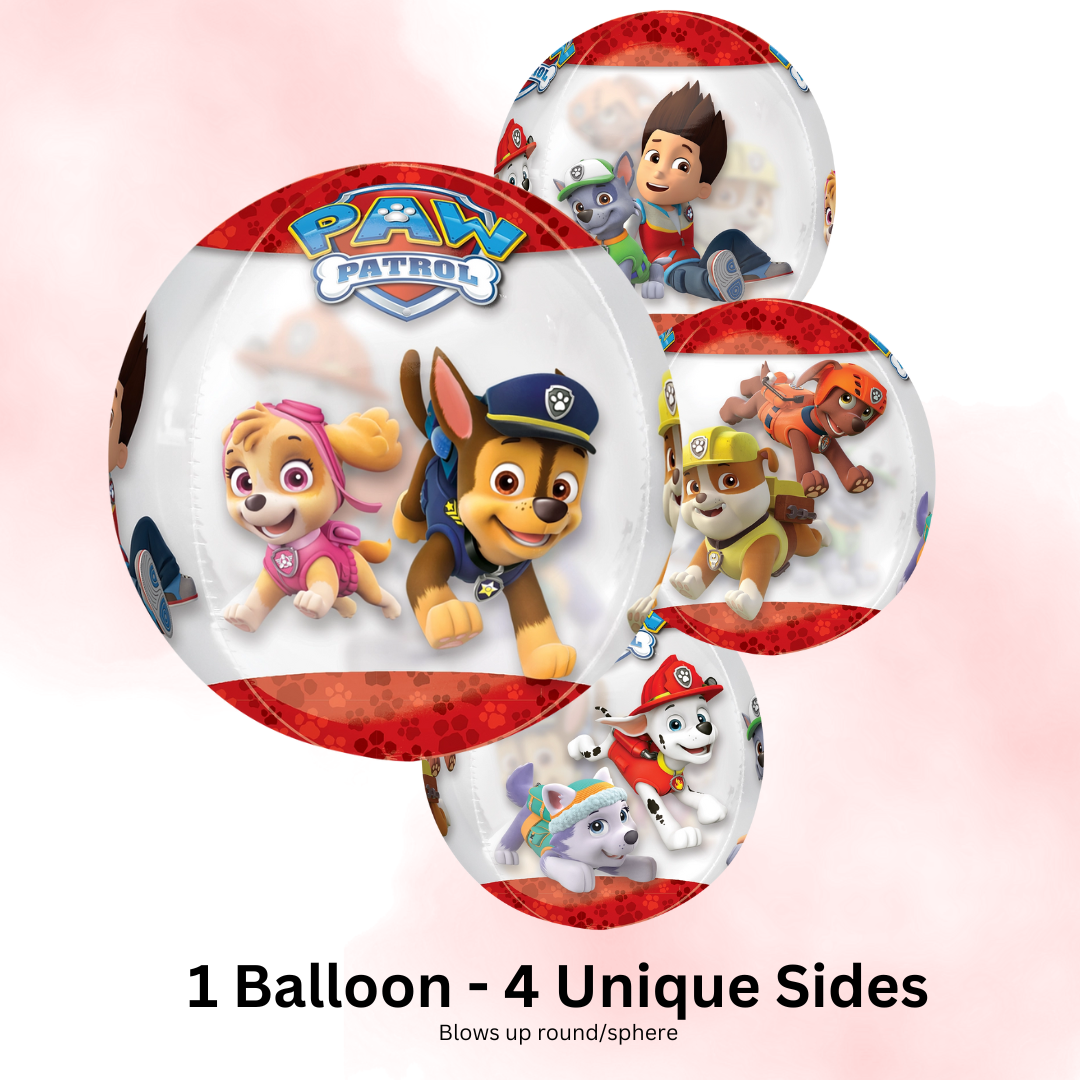 16" Paw Patrol Orbz/Sphere Balloon
