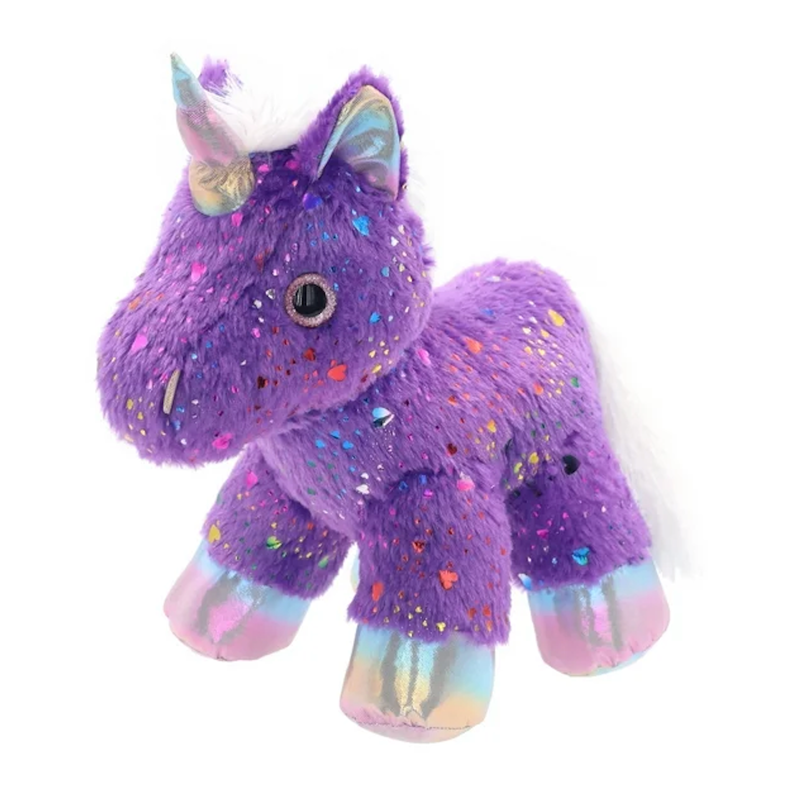 Purple unicorn soft deals toy