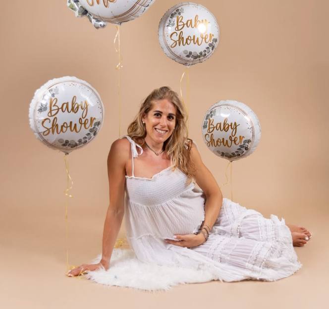 18" Baby Shower Eucalyptus Foil Balloon