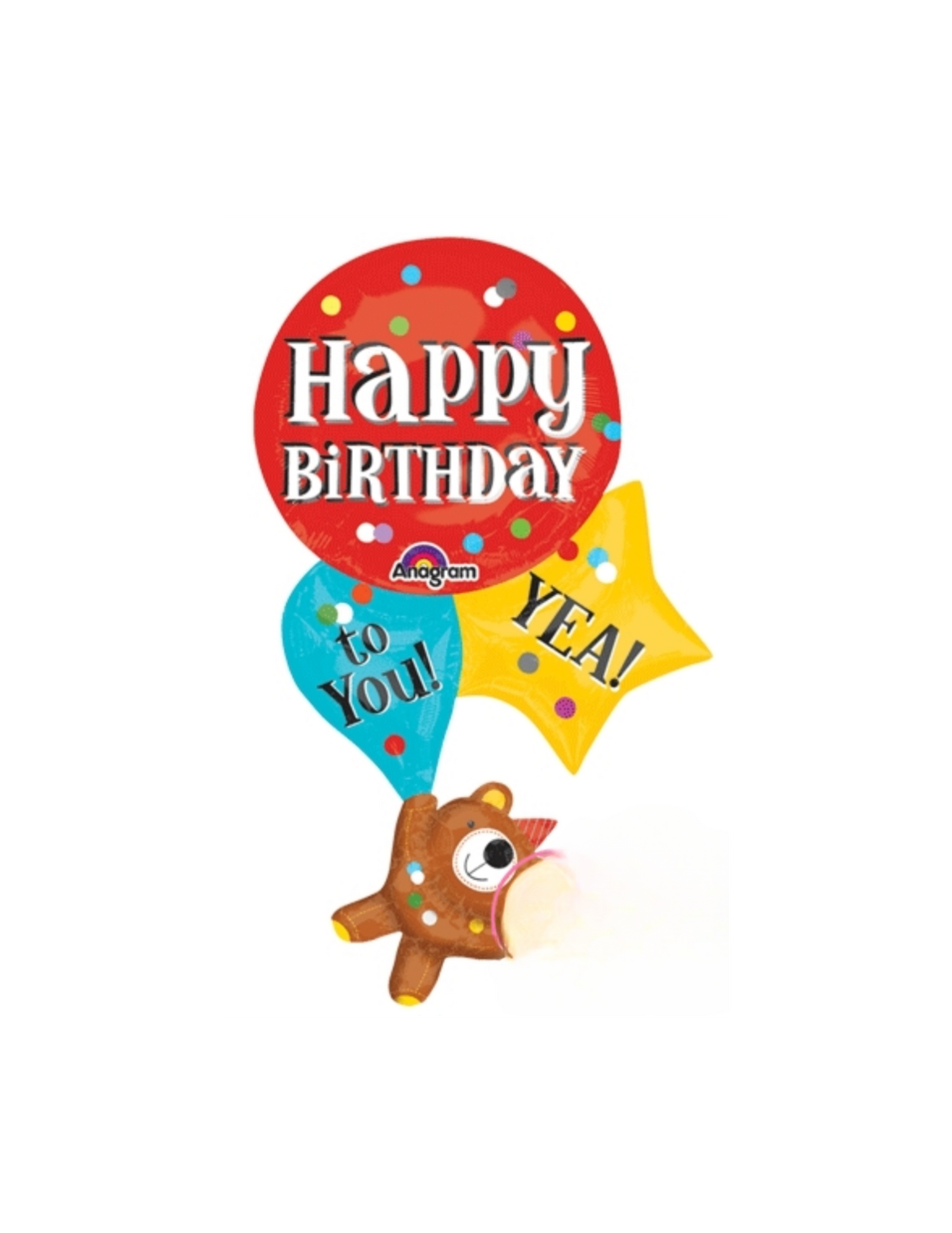 Happy Birthday Bear - SuperShape