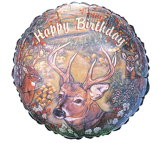 Happy Birthday - Deer Scene