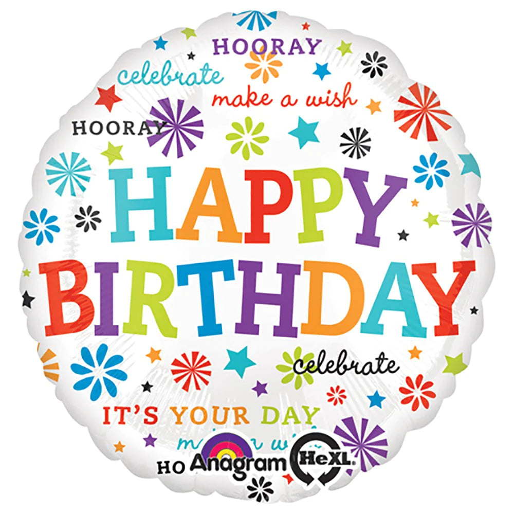 Happy Birthday Colorful - SuperShape