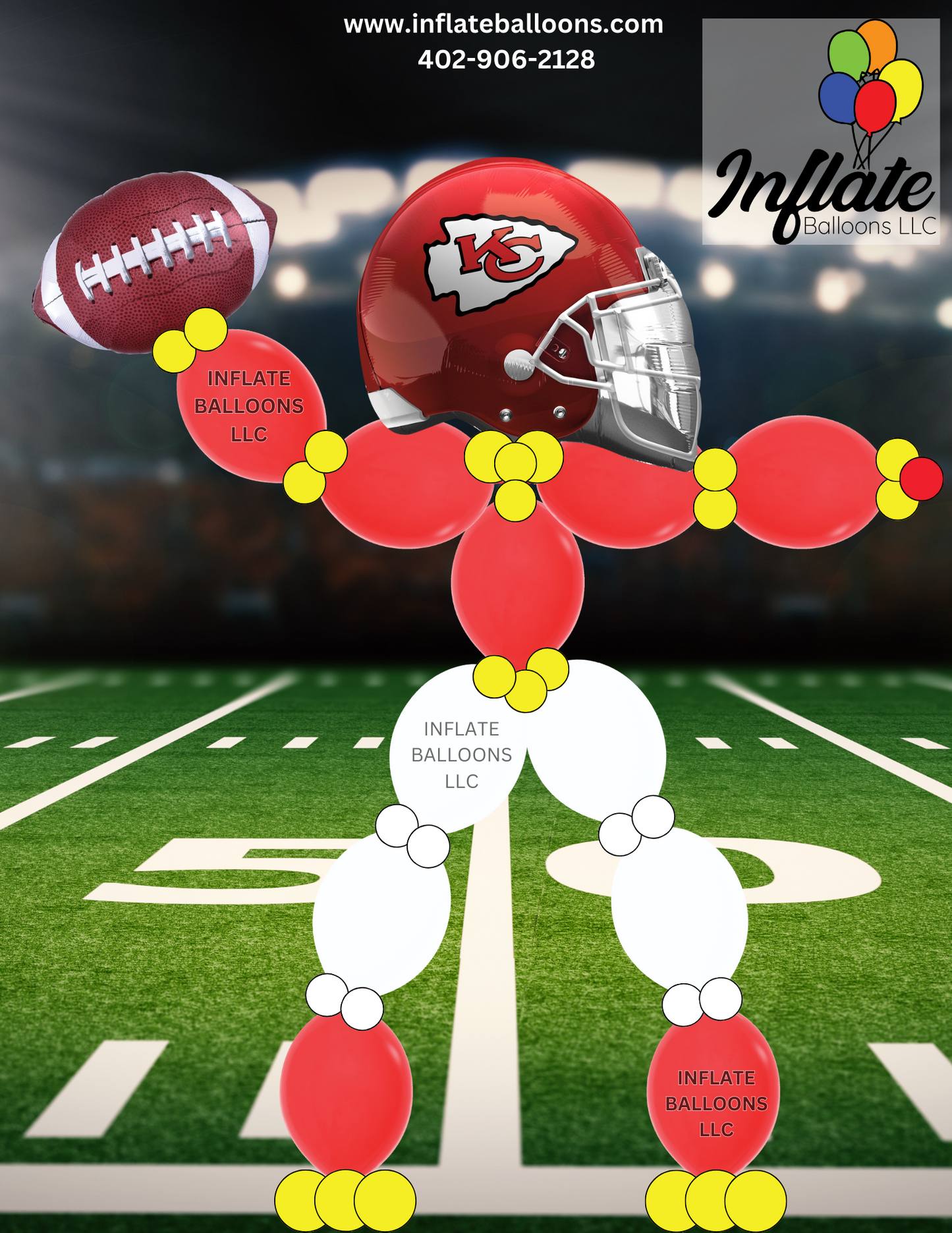 Lifesize - Football Player